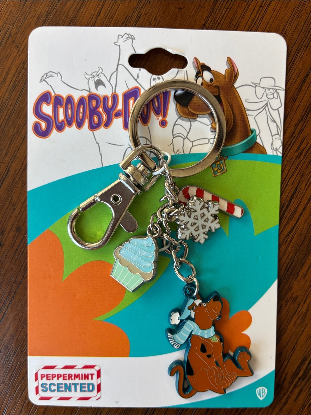 NWT Scooby-Doo Winter Peppermint Scented Multi-Charm Keychain - Limited Edition